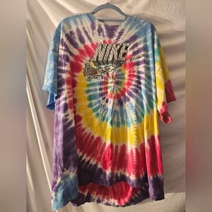 Nike Exploration Series Skeleton Basketball Shirt Mens 3XL  Tie Dye Swirl